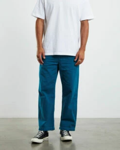 Afends Pablo Loose Pants Azure Blue