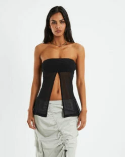 Bilarka Bandeau Top Black