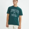 Vintage Arch Michigan State University T-Shirt Faded Green -Insight Shop 1 45145