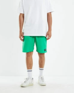 Afends Baywatch 18" Vortex Boardshorts Forest Green