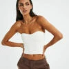 Faye Compact Knit Corset Butter -Insight Shop 1 45276