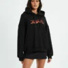 Slice Mills Over Sized Hoodie Black