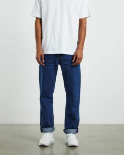 Calvin Klein 90s Straight Jeans Dark Blue