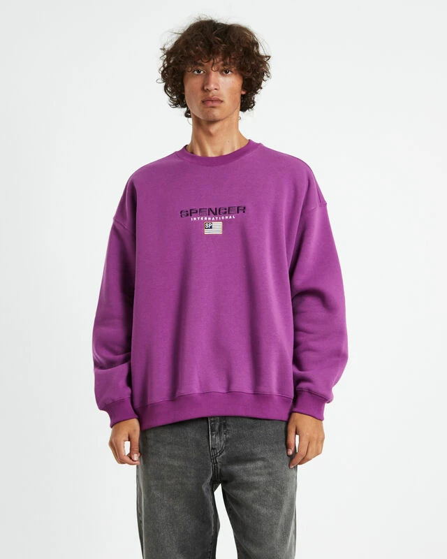 International Crew Neck Grape Purple 3 International Crew Neck Grape Purple