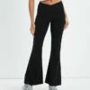 Zoe Dip Front Stretch Crepe Pants Black 1 Zoe Dip Front Stretch Crepe Pants Black -Insight Shop 1 46040