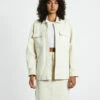 Myles Shacket Sand White -Insight Shop 1 46118
