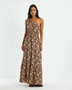 Carrie Maxi Dress Coral Assorted