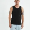 Rib Singlet Black -Insight Shop 1 47070