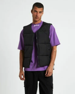Astral Puffer Vest Black