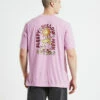 Afends Caterpillar Hemp Retro Fit Short Sleeve T-Shirt Candy Pink