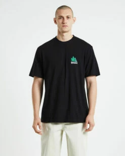 Afends Crops Hemp Retro Fit Short Sleeve T-Shirt Black