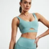 03 Outdoor Active Crop Bra Green -Insight Shop 1 48640