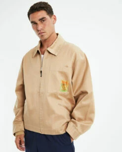 Afends Sleepy Hollows Workwear Jacket Sand