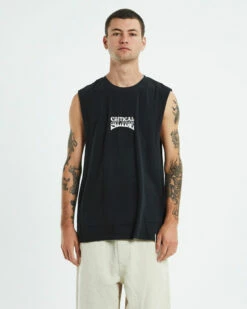 Horizon Muscle Tee Black