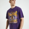 Mitchell & Ness NBA Champs Los Angeles Lakers T-shirt Purple
