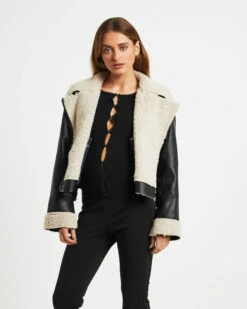 Billie Aviator Jacket Black