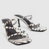 Maya Heels Zebra Brown/White -Insight Shop 1 51074
