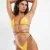 Long Triangle Bikini Top Soleil Yellow 1 Long Triangle Bikini Top Soleil Yellow -Insight Shop 1 51505