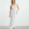 April Rib Maxi Dress White -Insight Shop 1 52163