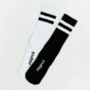 Insight Core Stripe Crew Socks 2 Pack White/Black