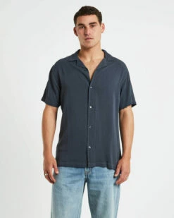 Insight The Reckoner Resort Short Sleeve Shirt Dusty Black