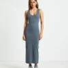 Racer Back Midi Dress Slate Grey 1 Racer Back Midi Dress Slate Grey -Insight Shop 1 53071