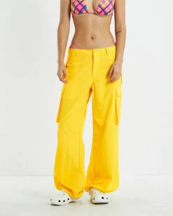 Insight Mirabel Low Tech Cargo Pants Yellow