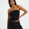 Bronte Longline Tube Top Black -Insight Shop 1 54085