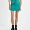 Tessa Low Mini Skirt Green