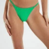 Rhythm Ripple Rib String Bikini Bottoms Green -Insight Shop 1 56220
