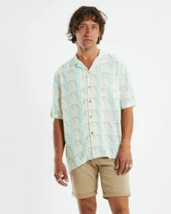 Passive Short Sleeve Resort Shirt Green