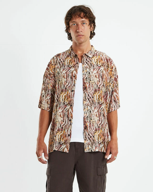 Miami Oversized Short Sleeve Shirt Multi 3 Miami Oversized Short Sleeve Shirt Multi