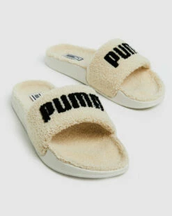 Leadcat Sherpa Slides White/Puma White