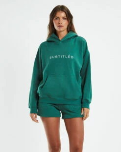 State Oversized Hoodie Green