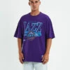 Mitchell & Ness Underscored OS T-Shirt Utah Jazz Faded Purple