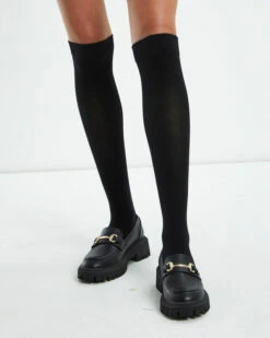 Knee High Socks Black