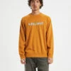 Afends Farming Recycled Knit Crewneck Sweater In Mustard Yellow -Insight Shop 1 58312