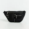 Icon Belt Bag Black Nylon Silver 1 Icon Belt Bag Black Nylon Silver -Insight Shop 1 58324