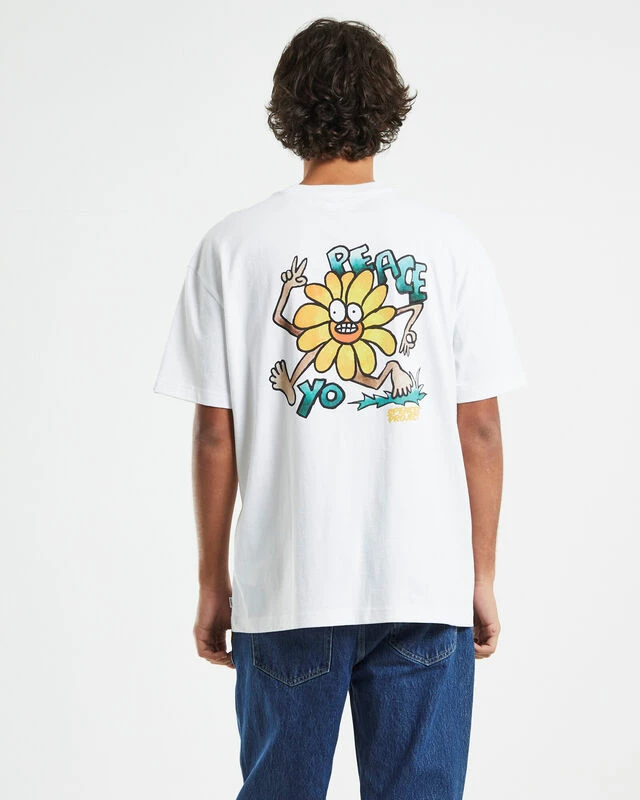 Peace Yo T-shirt White 3 Peace Yo T-shirt White