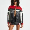 Koko Oversized Moto Jacket Black/Red 2 Koko Oversized Moto Jacket Black/Red -Insight Shop 1 58466
