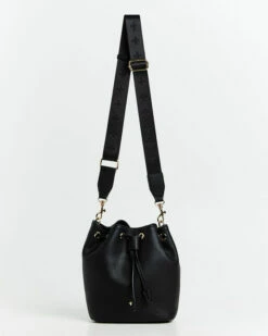 Jett Bag Black Pebble Gold