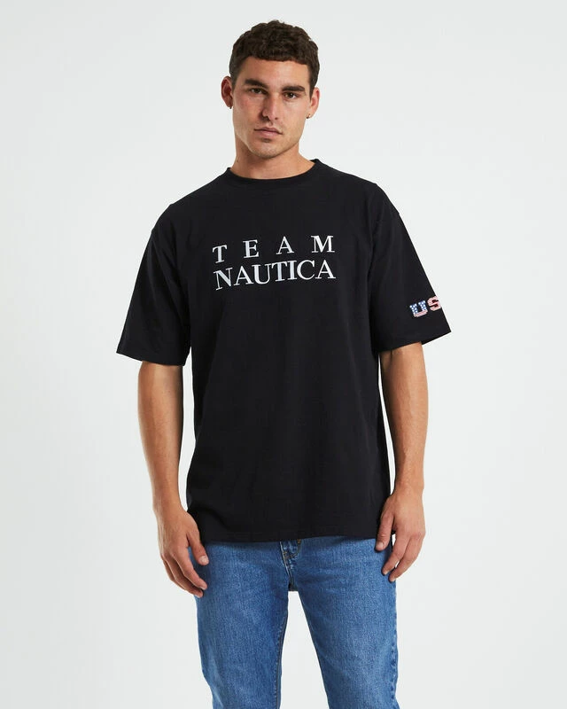 Nautica Trela Short Sleeve T-Shirt Black 3 Nautica Trela Short Sleeve T-Shirt Black