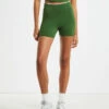 Pocket Seam Shorts Green/Cream -Insight Shop 1 59221