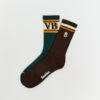 VB Pints Sneaker Socks 2 Pack Cocoa/Green -Insight Shop 1 59298
