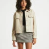 Olga Leather Look Jacket In Cream 2 Olga Leather Look Jacket In Cream -Insight Shop 1 59457
