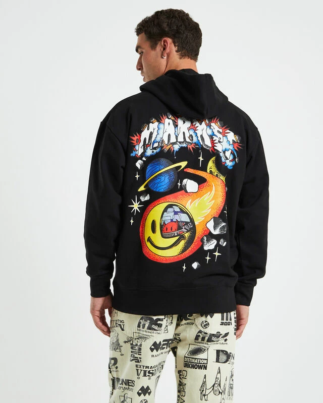 MARKET Smiley Conflicted Hoodie Black 3 MARKET Smiley Conflicted Hoodie Black