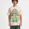 MARKET Smiley Guide T-shirt Rust Tie Dye -Insight Shop 1 59531