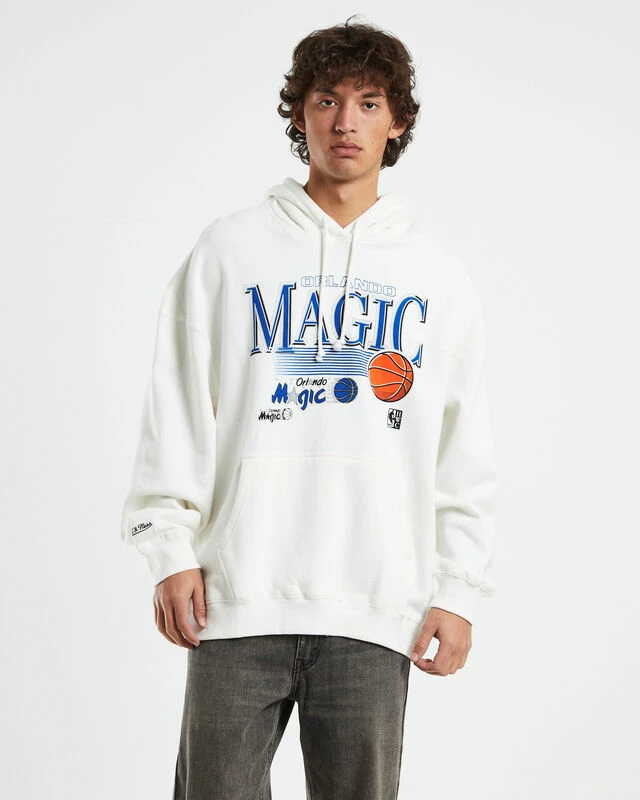 Mitchell & Ness Swish Hoodie Orlando Magic Vintage White 3 Mitchell & Ness Swish Hoodie Orlando Magic Vintage White