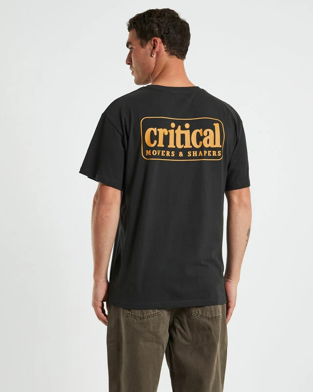 Shaker Short Sleeve T-Shirt Black 3 Shaker Short Sleeve T-Shirt Black