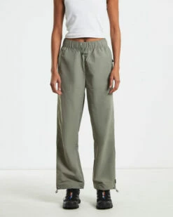 Afends Recycled Spray Pants Olive Green